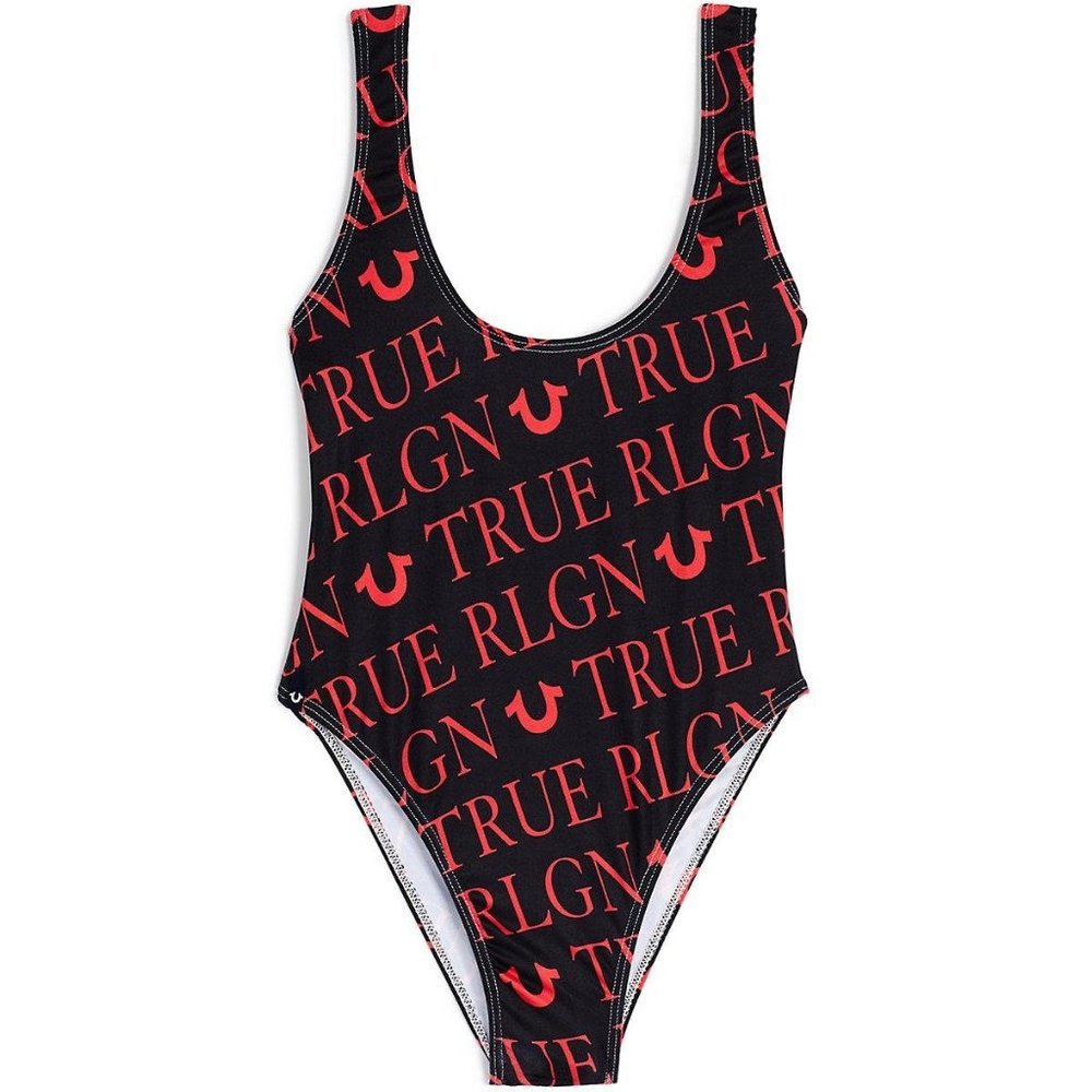 True Religion Bodied Logo Bodysuit